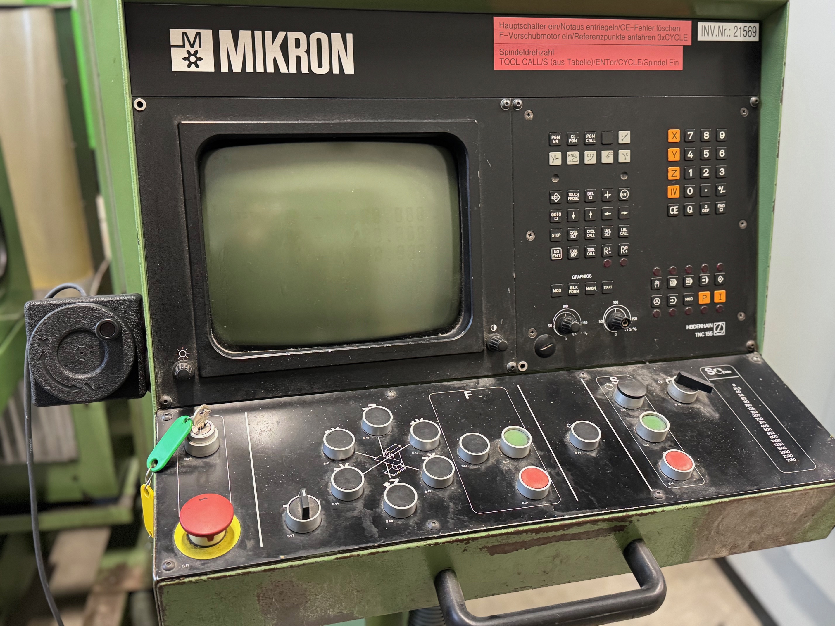 CNC Werkzeugfräsmaschine MIKRON WF 21 C