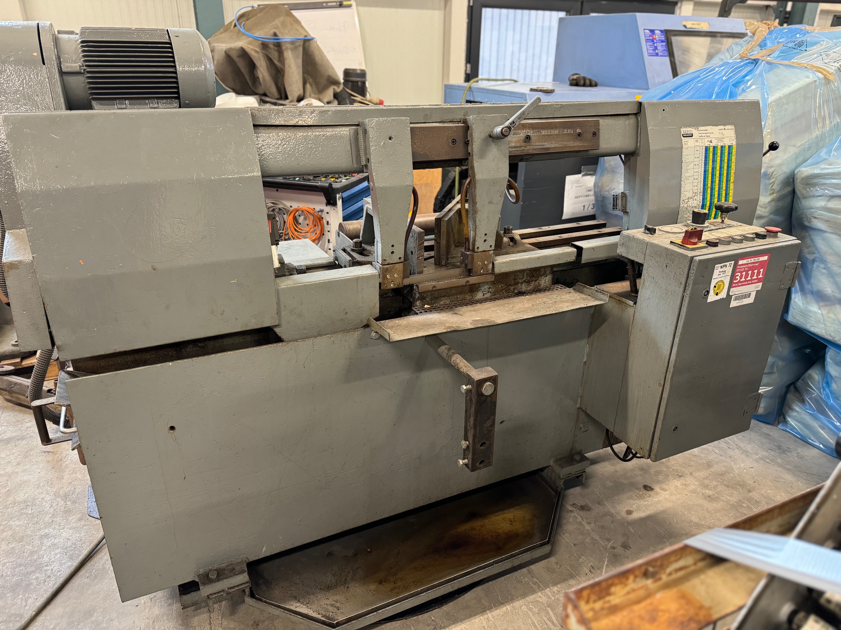 Bandsäge Halbautomatisch Kasto SBA 260/400U