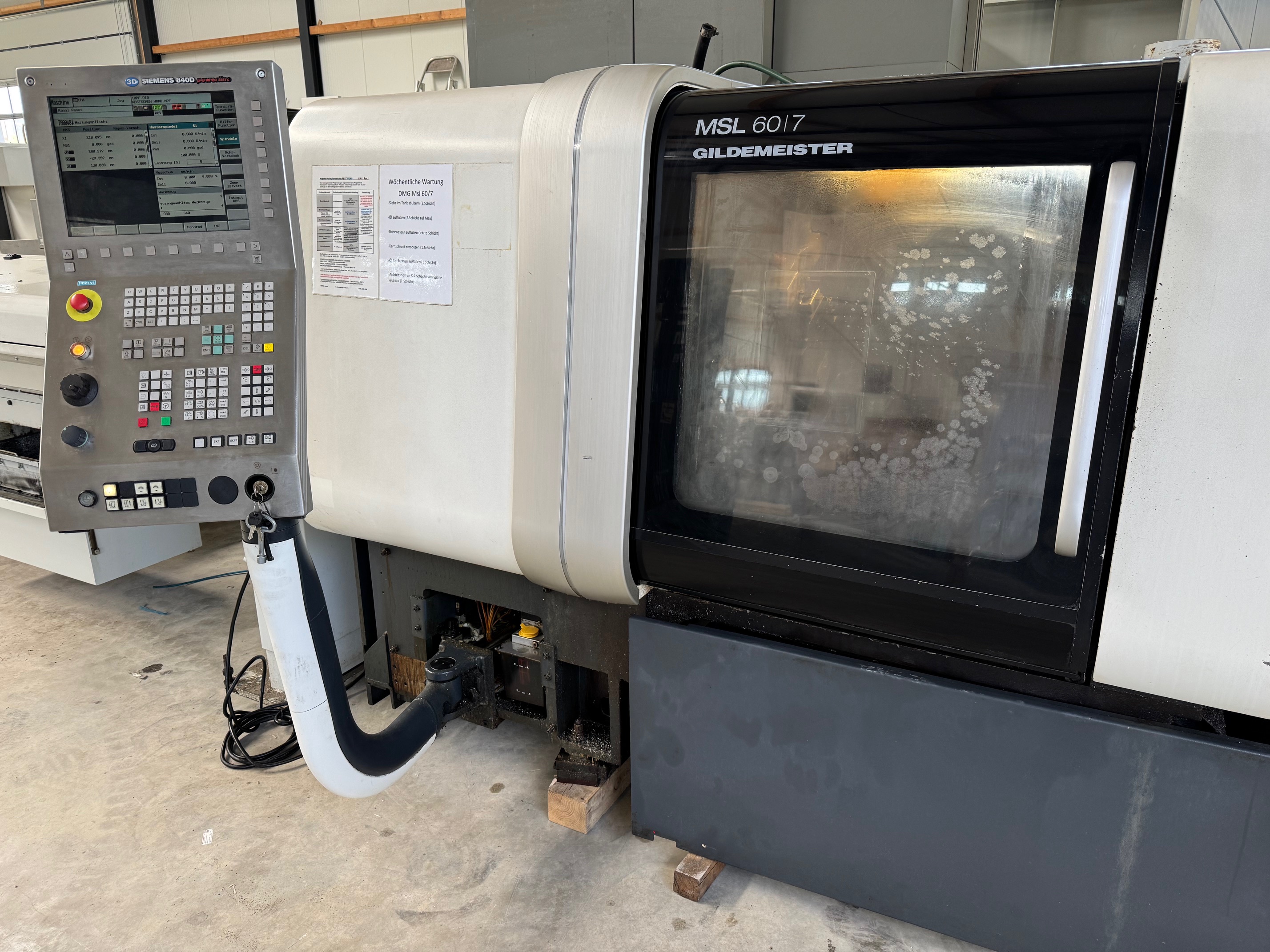 CNC Drehmaschine GILDEMEISTER DMG MSL 60/7