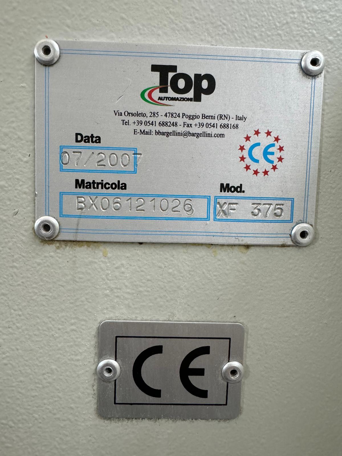 Stangenlade Magazin TOP AUTOMAZIONI XF 375